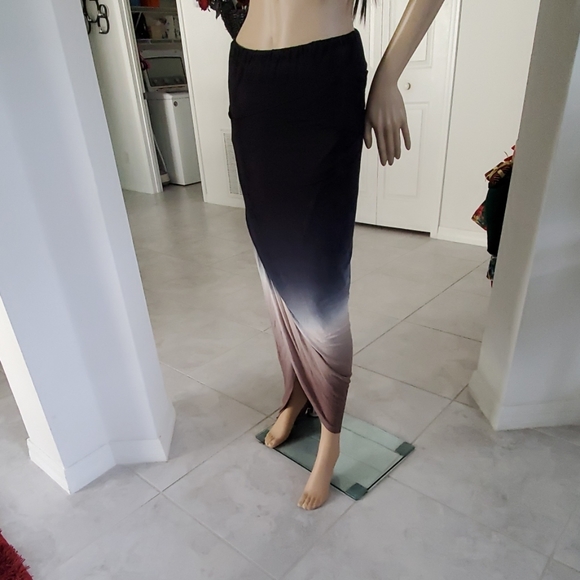 Young Fabulous & Broke Dresses & Skirts - YF&B ombre asymmetrical  maxi skirt M